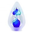 Glazen Urn Orion Big Blue & Purple