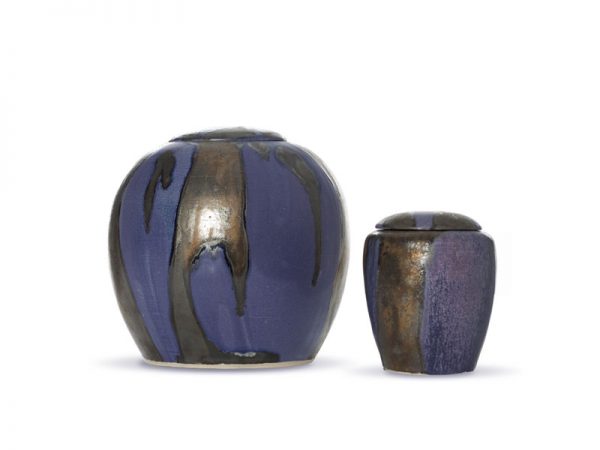 Urn Raku Purple, keramiek