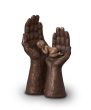 Keramische Urn brons Blijvende Herinnering, kinderurn