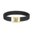 Lederen Armband met zilveren sluiting