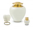 Metaal Urn & keepsake Hart Satori