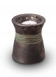 Keramische Urn Metallic & Kaarshouder