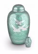 Metalen Urn Vogel en keepsake Urn met Vogel