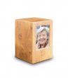 Houten Urn Terrybear met foto