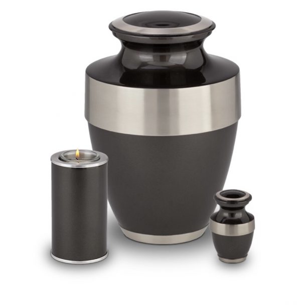 Metaal Urn, keepsake Urn & Kaarshouder