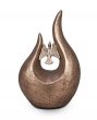 Keramische Urn Fuego met Vlinder, Hart, Ster of Vogel
