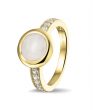 Ring Rond met Zirkonia