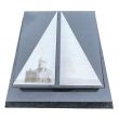 Urnmonument met RVS
