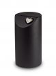 Keramische Urn met Hart in zwart of wit