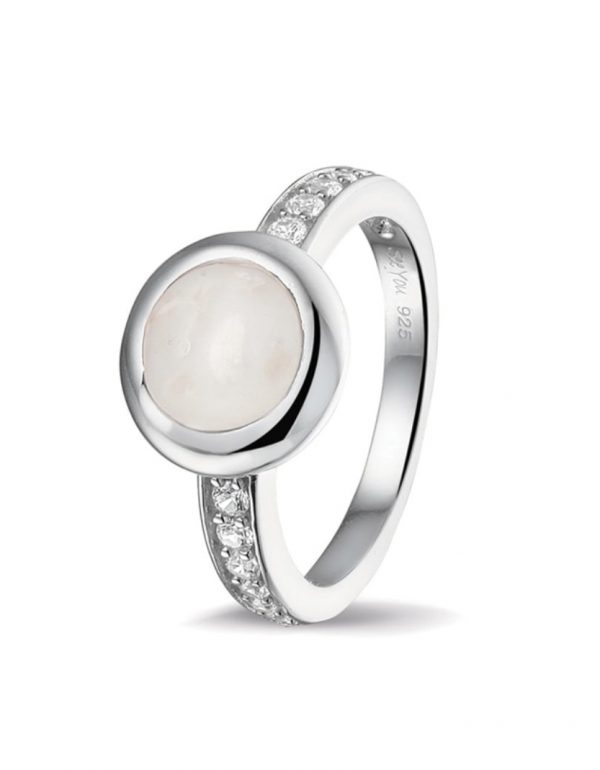 Ring Rond met Zirkonia