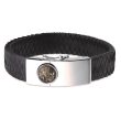 Lederen Armband met zilveren sluiting