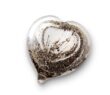 Medium heart foil, glazen urn
