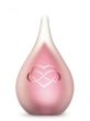 Frosted Druppel Urn Infinity small