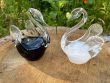 Glazen Urn Zwaantje wit of zwart
