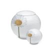 Urn porseleinen Bol met een Orchidee of een andere bloem