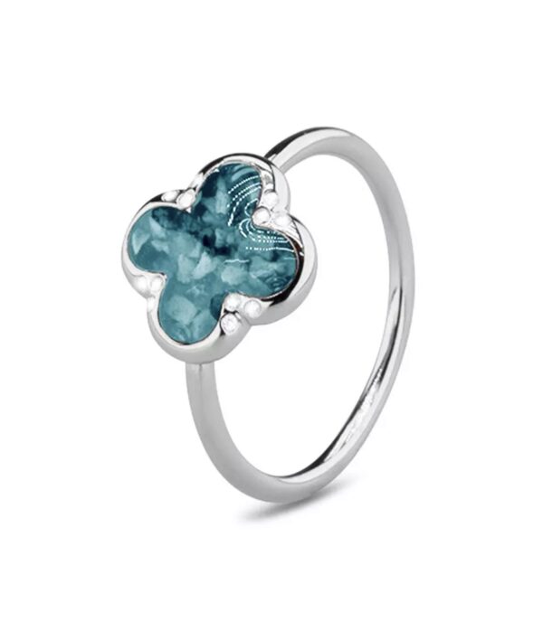Ring Klavertje 4 met Zirkonia