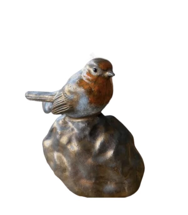 Keramieke mini-Urn Red Robin