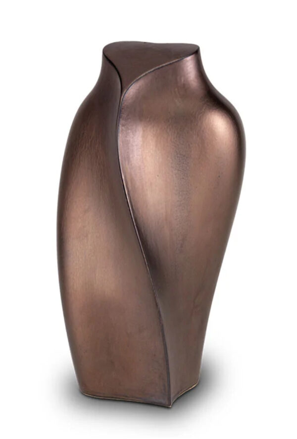 Keramische Kunst Urn Torso Bronskleur