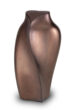 Keramische Kunst Urn Torso Bronskleur