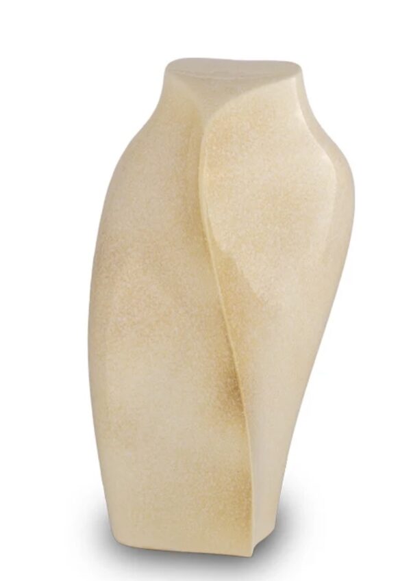 Keramische Kunst Urn Torso Sandy White