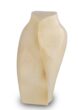 Keramische Kunst Urn Torso Sandy White