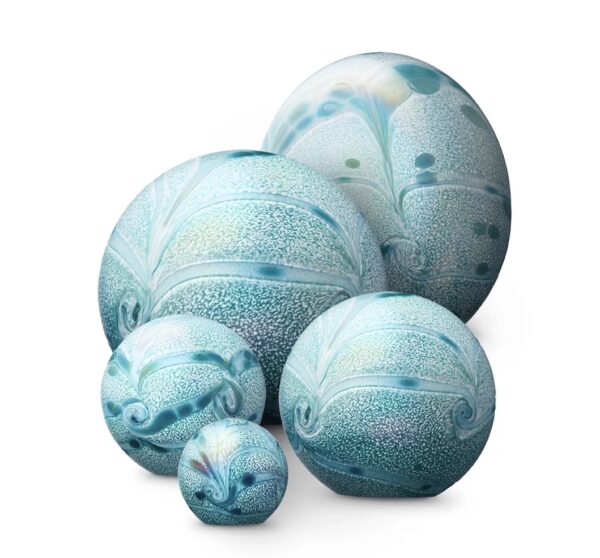 Elan-line mint, glazen urn