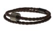 Gevlochten lederen armband Tadblu in diverse kleuren