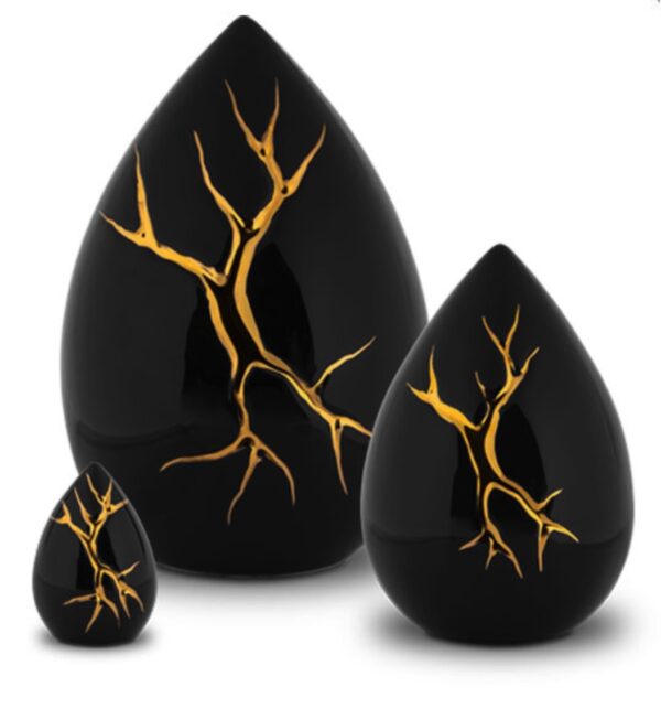 Keramische Urn Kintsugi
