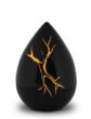 Keramische Urn Kintsugi in zwart of wit