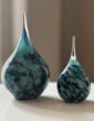 Druppel Turquoise-green-blue-white in small/medium