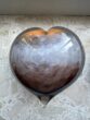 Glazen Hart brown, orange, white