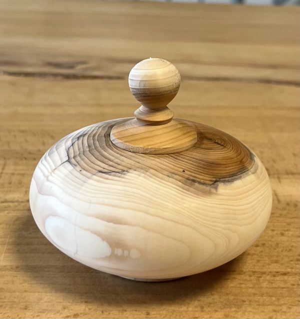 Houten urn Taxus, biologische urn