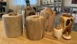 Handgemaakte Houten Keepsake Urn Taxus